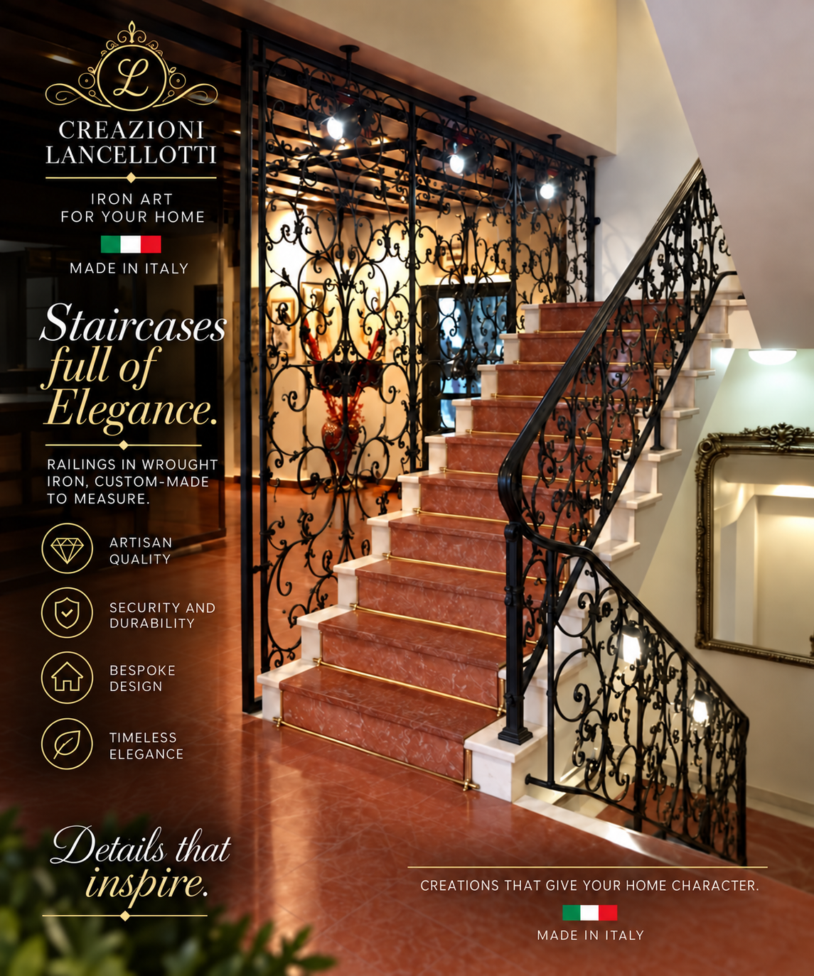 Escalier et séparation d’espace